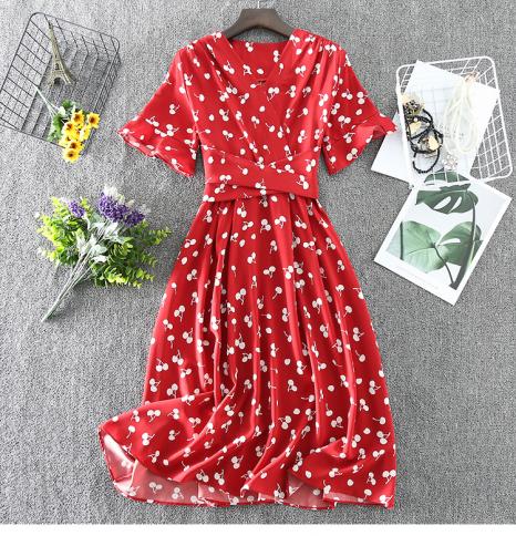 sd-17804 dress-red cherry